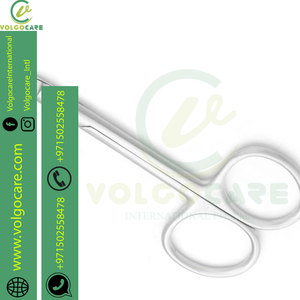 Tijeras de pelo de nariz curvadas y redondeadas de primera calidad para hombres, Juego de 2 piezas, tijeras de manicura para cutículas de uñas, Kit de tijeras para bigote de barba - Product Image 6