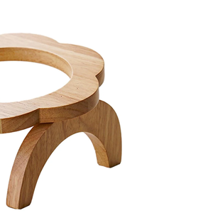 ชามไม้สำหรับสัตว์เลี้ยงที่ทำจากไม้ธรรมชาติพร้อมชามสำหรับสัตว์เลี้ยงแมวสุนัขของขวัญขายส่งจากโรงงานเวียดนาม - Product Image 3