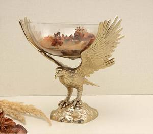 Ensemble de Table bougeoir décoratif maison hôtel Restaurant salon couleur or Aluminium bougeoir élégant pot décoratif - Product Image 2