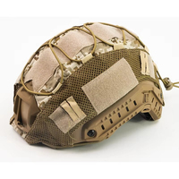 Vente rapide couverture de casque tactique universelle livraison rapide casque de sécurité en tissu de Camouflage extérieur pour accessoires de chasse