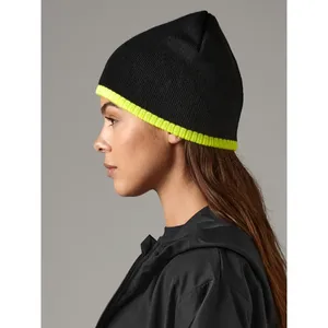 Bonnet bicolore personnalisé à enfiler – Accessoires de sport d'hiver – Merchandising - Product Image 1