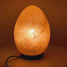 Lámpara de sal del Himalaya de color rosa alto, huevo tallado, formas geométricas decorativas, estilo de amor, artesanías naturales pulidas, venta al por mayor - Product Image 2