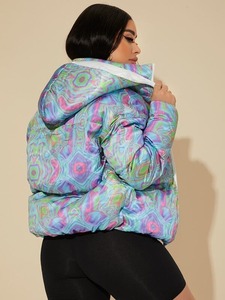 Top Trending Woman's Winter Warm Puffer Jacket Transpirable Impermeable Bubble Fashion Wear Método de tejido - Product Image 6