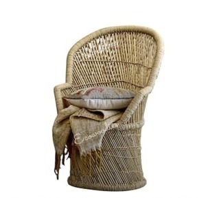 Chaise Mudda en bambou écologique Chaise Sarkanda confortable faite à la main Chaise design modulaire antique pour salon jardin - Product Image 4