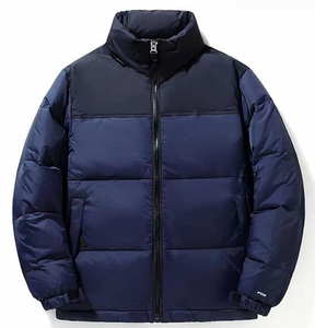 Chaqueta acolchada personalizada de alta calidad de fabricante profesional para hombre para el último abrigo de invierno con cuello levantado - Product Image 6