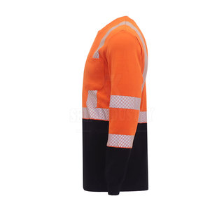 Custom Design <b>Hi</b>-<b>Vis</b> Sweatshirts ANSI Class 3 Waterproof Safety Features Durable Work Wear Made Pakistan Customized Logo Support - Product Image 4