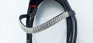 Meilleure nouvelle bride de cheval DELUXE en cuir surélevé anatomique bride en cuir de cheval anatomique - Product Image 6