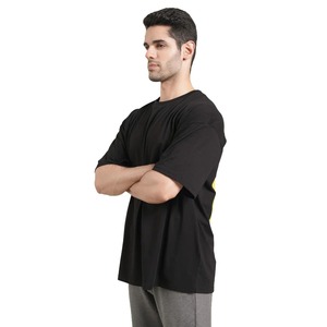 OEM ODM muestra gratis al por mayor personalizado 180 Gsm 100% algodón cuello redondo personalizado DTF impreso hombres camiseta de gran tamaño - Product Image 4