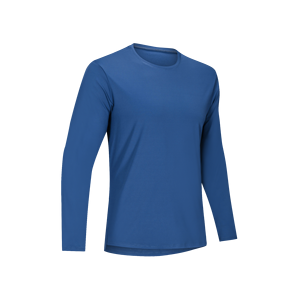 T-shirt de sport décontracté à manches longues pour homme, séchage rapide, haute qualité, personnalisable avec logo, vente en gros, MOQ 1 pièce - Product Image 5