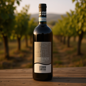 TERREBIANCHE CESARINI SARTORI Montefalco Rosso DOC 750ml Structured Full-Bodied Italian Red <b>Wine</b> Made in Italy 6th Bottle - Product Image 3