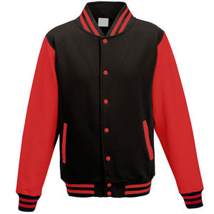 Cuerpo de lana 100% y mangas de cuero de vaca genuino personalizado Color sólido oscuro Letterman Varsity chaqueta transpirable características invierno - Product Image 6