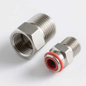 Service d'usinage CNC personnalisé de haute qualité 1/2 InchMale Plug Straight Clamp RF Connector Fabrication de précision - Product Image 6