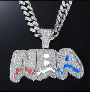 Pendentif personnalisé entièrement serti de moissanite, plaqué or, coupe ronde, bijoux en diamant de style hip-hop, unisexe - Product Image 1