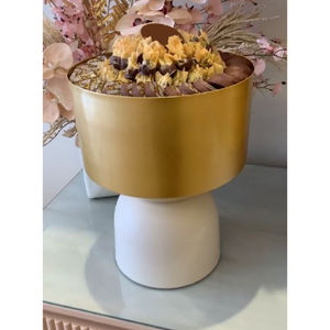 Bol à chocolat en métal fantaisie avec accent floral table de mariage pour affichage de dessert bonbons bol de serveur écologique meilleur prix - Product Image 4
