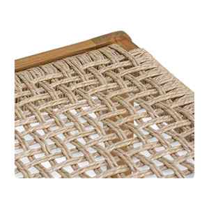 Vente en gros de chaises de salle à manger en rotin avec cadre en bois massif, siège en cordon de papier tissé pour l'extérieur, restaurant, café, villa, parc hôtelier - Product Image 4