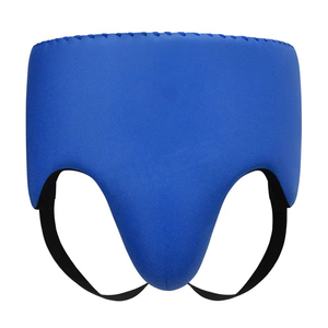 Léger 100% cuir fait garde d'aine de boxe confortable bas quantité minimale de commande respirant gardes d'aine à vendre - Product Image 3