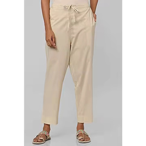 Pantalones deportivos informales de alta calidad para mujer Pantalones rectos de cintura media Moda Color sólido Servicio al por mayor OEM disponible - Product Image 1