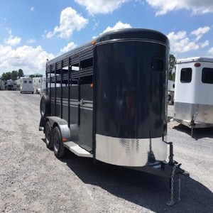 Remorques de transport robustes à essieux renforcés et à ridelles hautes pour le transport semi-grossiste de moutons, porcs, bétail et bovins, capacité 25-30 tonnes - Product Image 6