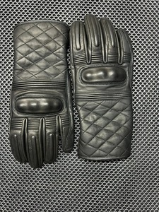 Gants de moto en cuir de protection avec fonctionnalité d'écran tactile poignet réglable gants de course durables à ajustement sécurisé - Product Image 4