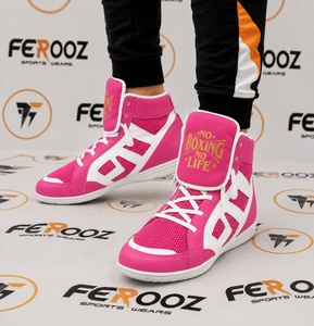 Calzado de Boxeo Profesional de Último Diseño en Cuero PU, NO Boxing No Life, Ligero y de Primera Calidad - Product Image 2