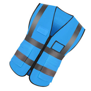 Chaleco de Trabajo Reflectante de Alta Visibilidad para Adultos Unisex, 100% Poliéster con Bolsillos Multifuncionales, para Uso en Construcción - Product Image 5