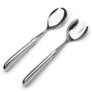 Juego de Servidores de Ensalada de Lujo con Utensilios de Acero Inoxidable Ecológicos Aptos para Lavavajillas para Uso en el Hogar, Restaurantes y Hoteles - Product Image 3