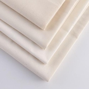 Tissu en coton 100% gris, tissé, non blanchi, sergé, 180 g/m², popeline pour sacs, rideaux, chemises, housses - Product Image 1