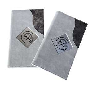 Durable A4 Metal PU cuero menú cubierta en relieve restaurante carpeta con tornillo ajuste Centro menú titular para hoteles restaurantes - Product Image 6