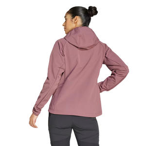 High Quality Plus Size Women's Breathable Windproof Waterproof Sports Outdoor <b>Zip</b> <b>up</b> <b>Jacket</b> Hooded Fashionable Plain Windbreaker - Product Image 2