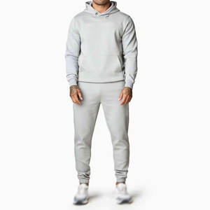 Training tracksuit set with stretch fabric and custom team logo options available from sportswear factory - Product Image 2