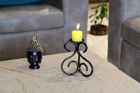 Candelabro Decorativo para el Hogar con Recubrimiento de Polvo Negro, Candelabro de Mesa para Pascua, Navidad, Bodas y Cumpleaños - Product Image 5