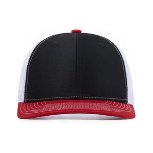 Gorras de béisbol con logotipo bordado personalizado de alta calidad, gorras de camionero de malla deportiva de 5 paneles al por mayor para hombres, gorras de camionero Snapback - Product Image 2
