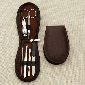 Premium Professional Lightweight Portable <b>Nail</b> Care Grooming <b>Kit</b> 4 1 Stainless Steel Single Bag Travel High Quality Manicure - Product Image 4