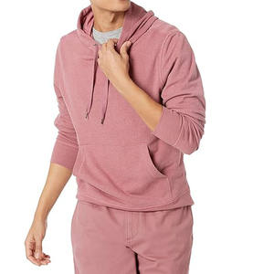 เสื้อฮู้ดดี้ผู้ชาย สีพื้น ผ้าเทอร์รี่ เสื้อฮู้ดดี้ฤดูหนาวแบบกำหนดเองสำหรับผู้ชาย เสื้อฮู้ดดี้มีฮู้ดสำหรับผู้ชาย - Product Image 1