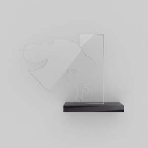 Trophée Carte de l'État du Gujarat en Acrylique pour Événements Culturels et d'Entreprise, Reconnaissance des Employés - Fournisseur en Gros Mukesh - Product Image 4