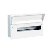 Boîtier de distribution extérieur étanche pour disjoncteurs, 8 voies, boîtier de distribution étanche, unités de consommation étanches, boîtier métallique uniquement, encastré
