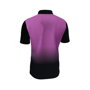 เสื้อโปโลระบายอากาศได้ดีพิมพ์ลายโลโก้แขนสั้นผ้าโพลีเอสเตอร์ออกแบบได้ตามต้องการชื่อทีม - Product Image 3