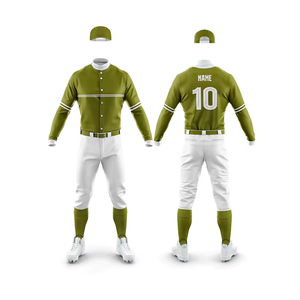 Men's Adult Baseball Uniform Sets 100% <b>Polyester</b> Breathable Quick Dry <b>Shirts</b> Tops Mandarin Collar Half Sleeves Button Fly Pants - Product Image 1