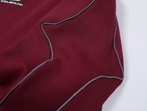Sudadera con capucha de alta calidad personalizada para hombre, sudadera con logotipo estampado de hojaldre lavado ácido, sudaderas para correr de talla grande, Sudadera con capucha con logotipo hecho a mano de invierno - Product Image 5