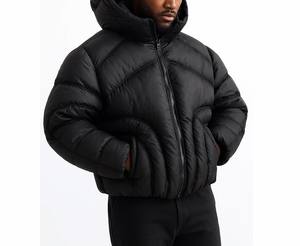 Chaqueta Acolchada con Capucha, Ligera, Resistente a las Burbujas, con Revestimiento, Personalizable OEM, Transpirable, para Hombre, Nuevos Diseños, Estilo Urbano - Product Image 2