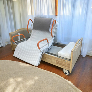Cama de Hospital Ergonómica ECU PRO FAMILY 2 CTH ICU GD01, para Cuidado en el Hogar, Duradera, de Acero Inoxidable, ABS y Madera, Multiusos, 2 Años de Garantía - Product Image 4