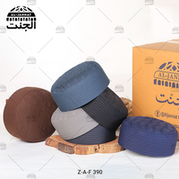 Topi Kufi Muslim untuk pria, topi Kufi Islam klasik untuk penggunaan sehari-hari