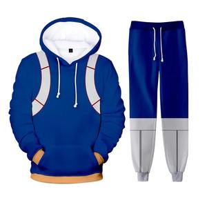 ชุดกีฬาสำหรับผู้ชายสำหรับฤดูใบไม้ร่วงและฤดูหนาวชุดฝึก100% แจ็คเก็ตผ้าฝ้ายชุดวอร์มสำหรับเล่นกีฬาทุกวันในแต่ละวัน - Product Image 1