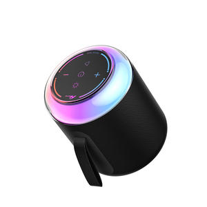 black Waterproof portable Bluetooth spa <b>speaker</b> Black spa-136 <b>speaker</b> <b>with</b> Color RGB LED <b>Lighting</b> for <b>Party</b> - Product Image 3