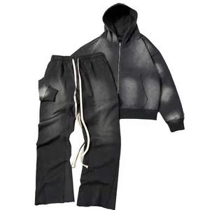 2025 Best quality custom logo customer demanded <b>low</b> price unique style <b>top</b> manufacturer new design Men Windbreaker Set - Product Image 1