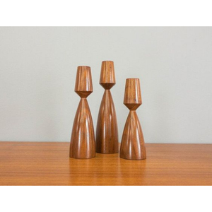 Bougeoir en bois de la plus grande qualité fait à la main bougeoir en bois design fantaisie bougeoir décoratif de table de salon - Product Image 5