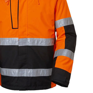 Vêtement de travail haute visibilité en polyester respirant de haute qualité au meilleur prix pour hommes, taille plus, veste de sécurité routière à fermeture éclair, personnalisable - Product Image 4
