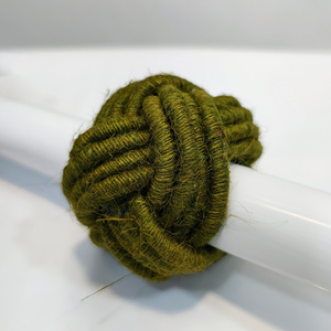 Anneau de serviette en jute naturel 2026, porte-serviettes en corde brune fait main de qualité supérieure pour l'élégance des mariages et des fêtes - Product Image 5