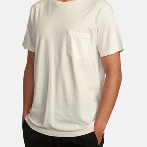 T-shirt confortable personnalisé de couleur pigmentée pour hommes avec poche Tissu doux Appel à la mode Parfait pour un usage quotidien - Product Image 1