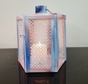 Charming Gradient Metal <b>Candle</b> <b>Lantern</b> for Outdoor <b>Garden</b> Decor for Home Christmas Decoration - Product Image 4